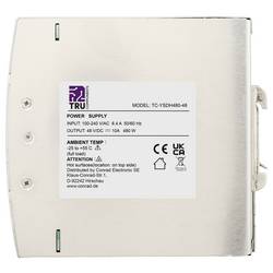 TRU COMPONENTS TC-13864576 síťový zdroj na DIN lištu 48 V/DC 10 A 480 W Počet výstupů:1 x Obsah 1 ks