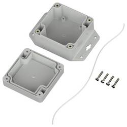 TRU COMPONENTS 6U07080805517 TC-13865216 Průmyslová skříň 106.5 x 76.5 x 45 ABS světle šedá 1 ks