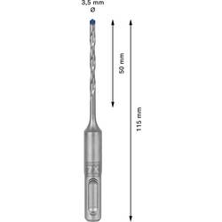 Bosch Accessories EXPERT SDS plus-7X 2608900055 příklepový vrták 1 ks 3.5 mm Celková délka 115 mm SDS plus 1 ks