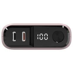 RealPower REALPOWER PB-10000 C powerbanka 10000 mAh, Dodávka energie, USB-C® (s napájením), růžová, Indikátor stavu