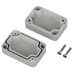 TRU COMPONENTS 6U07060403119 TC-13865040 Průmyslová skříň 60 x 40 x 30 polykarbonát světle šedá 1 ks