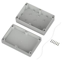 TRU COMPONENTS 6U07211408017 TC-13865160 Průmyslová skříň 209.7 x 139.8 x 75 ABS světle šedá 1 ks