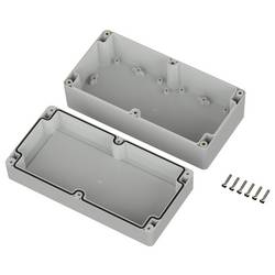TRU COMPONENTS 6U07201008119 TC-13865152 Průmyslová skříň 200 x 100 x 75 polykarbonát světle šedá 1 ks