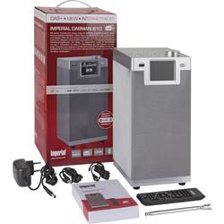 Imperial DABMAN i610 silber 22-268-00 stolní rádio, DAB+, DAB, internetové, FM, Bluetooth, Wi-Fi, s DLNA, stříbrná