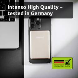Intenso Intenso Power Bank MW10000 champagne powerbanka Li-Pol, 10000 mAh, Dodávka energie, USB-C®, champagne