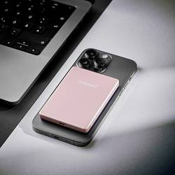Intenso Intenso Power Bank MW10000 rose powerbanka Li-Pol, 10000 mAh, Dodávka energie, USB-C®, růžová, Indikátor stavu