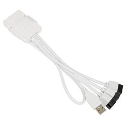 Lian Li Lian Li PW-U2TPAW USB Hub - weiß USB adaptér černá