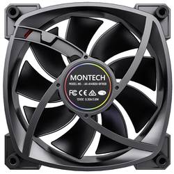MONTECH Montech RX140 PWM ARGB Reverse Lüfter - 140mm, schwarz PC větrák s krytem vícebarevná (š x v) 140 mm x 140 mm včetně LED osvětlení