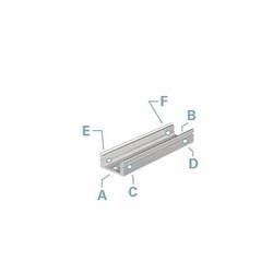 Deko Light 970005 AU-01-08 U profil hliník (d x š x v) 2000 x 14 x 7 mm 2 m