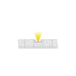Deko Light 970040 AU-01-12 U profil hliník (d x š x v) 1000 x 18 x 7 mm 1 m