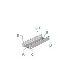 Deko Light 970040 AU-01-12 U profil hliník (d x š x v) 1000 x 18 x 7 mm 1 m