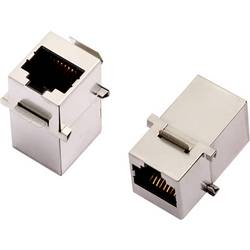 encitech 2101-0115-02, RJ45 konektor, dvojitá spojka, kov, 1 ks