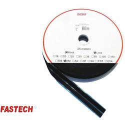 FASTECH® T0401099990325 pásek se suchým zipem, zalepení hotmelt , háčková a flaušová část, (d x š) 25000 mm x 10 mm, černá, 1 pár