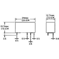 Omron G2RL-1-E 48V, G2RL-1-E 48V relé do DPS, monostabilní, 1 cívka, 300 V/DC, 440 V/AC, 12 A, 1 ks