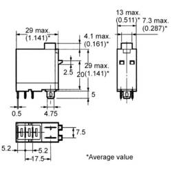 Omron G2R-1-SNDI 24 VDC, G2R-1-SNDI 24 VDC zátěžové relé, monostabilní, 1 cívka, 125 V/DC, 380 V/AC, 10 A, 1 ks