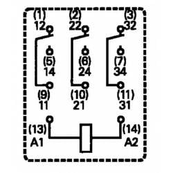 TE Connectivity PT370012, 6-1419111-0 miniaturní relé, monostabilní, 1 cívka, 400 V/AC, 10 A, 1 ks