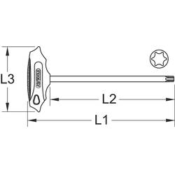 KS Tools 158.8015 šroubovák Torx Velikost šroubováku T 5 Délka dříku: 100 mm 1 ks