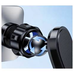 Manhattan 462525 Palubní deska, přísavka držák mobilního telefonu do auta otočné o 360°, s magnetickým upevněním