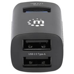 Manhattan 180993 USB Hub 3 porty USB-A USB 3.0 5 GBit/s černá 180993
