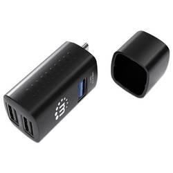 Manhattan 180993 USB Hub 3 porty USB-A USB 3.0 5 GBit/s černá 180993