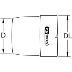 KS Tools 129.0122 Výsečník 22 mm