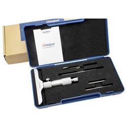 Dasqua 4611-8115 Hloubkový mikrometr s kontrolním měřítkem 0 - 75 mm DIN 863