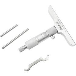 Dasqua 4611-8110 Hloubkový mikrometr s kontrolním měřítkem 0 - 50 mm DIN 863