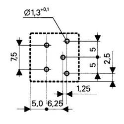 TE Connectivity PB134012, 2-1415030-1 relé do DPS, monostabilní, 1 cívka, 400 V/AC, 10 A, 1 ks