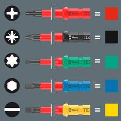 Wera Kraftform Kompakt VDE 64 i 6,0 x 157 mm TIE SB pro elektrotechniky inbus výměnné bity s rukojetí 6.0 mm 6.0 mm 6.0 mm 157 mm