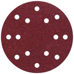 Wolfcraft 1840000 brusné papíry pro excentrické brusky na suchý zip, s otvory Zrnitost 40 (Ø x d) 150 mm x 150 mm 5 ks