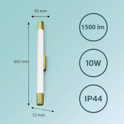 Philips Rover 8720169299399 LED koupelnové stropní světlo 10 W teplá bílá zlatá