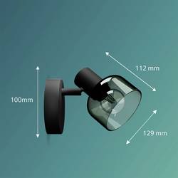 Philips Sleet 8720169299573 stropní lampa E14 25 W černá
