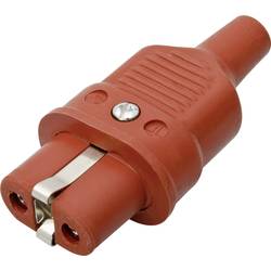 Kalthoff 344005 IEC konektor C15/C16 344 zástrčka, rovná Počet kontaktů: 2 + PE 16 A červená 1 ks