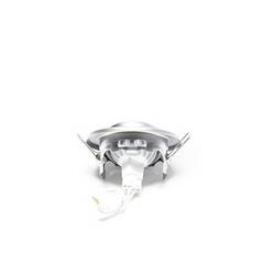 Deko Light Einbauring 89 GU5.3 686880 kroužek pro stropní montáž LED, halogenová žárovka GU5.3, MR 16 50 W bílá