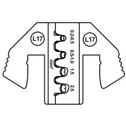 TOOLCRAFT TO-9625860 krimpovací nástavec Kontakt MCP 6.3/4.8K & SPT 0.2 do 2.5 mm² Vhodné pro značku (kleště) TOOLCRAFT