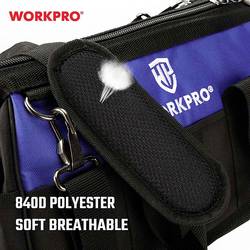 WorkPro WP281026 Brašna na nářadí – prázdná, (d x š x v) 510 x 260 x 290 mm