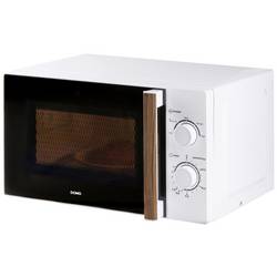 DOMO DO2720 mikrovlnná trouba bílá, dřevo 700 W funkce časovače