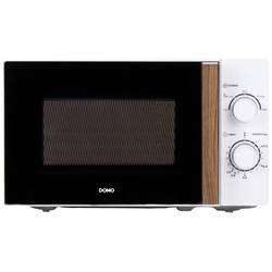 DOMO DO2720 mikrovlnná trouba bílá, dřevo 700 W funkce časovače
