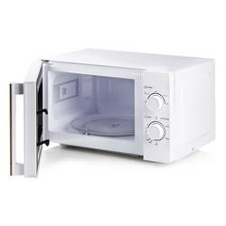 DOMO DO2720 mikrovlnná trouba bílá, dřevo 700 W funkce časovače