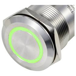 TRU COMPONENTS TC-PS223P10YSSG12T M12 MALE CONNECTOR, TC-12835308 piezo tlačítko, 22 mm, 24 V, 0.2 A, 1 ks