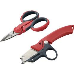 TOOLCRAFT TO-9626415 Sada nůžek a nožů na kabely 139 mm, 170 mm