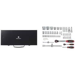 TOOLCRAFT TO-9626409 sada s ráčnou 1/4 (6,3 mm), 1/2 Vnější délka44.5 cm
