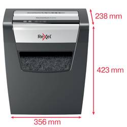 Rexel Momentum X410 skartovačka 10 listů mikrořez 4 x 28 mm P-4 23 l Křížový řez sponky do sešívačky, kancelářské sponky
