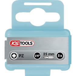 KS Tools 910.2222 910.2222 křížový bit Pohon (šroubovák): 1/4 (6,3 mm) Typ zakončení: křížový PZ PZ 2 25.0 mm