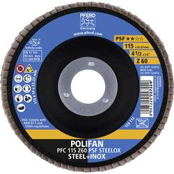 PFERD TOOLS 67766115 Z Psf Steelox vějířový brusný kotouč Průměr 115 mm Ø otvoru 22.23 mm 10 ks