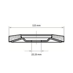 LUKAS-ERZETT A27471150401465 lamelový kotouč Průměr 115 mm Zrnitost=40 10 ks