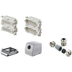 RockStar&reg; HDC kits-Heavy Duty Connectors, Kit, HE, Size: 10, Poles: 1, Screw connection, 500 V, 16 A, diecast aluminium, PG
