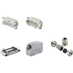 RockStar&reg; HDC kits-Heavy Duty Connectors, Kit, HE, Size: 6, Poles: 1, Screw connection, 500 V, 16 A, diecast aluminium, PG