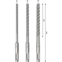 Bosch Accessories 2608833912 2608833912 sada příklepových vrtáků 6.0 mm, 8.0 mm, 10.0 mm 1 ks