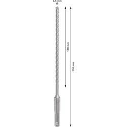 Bosch Accessories 2608833776 2608833776 wolfram-karbid příklepový vrták 5.5 mm Celková délka 210 mm SDS plus 1 ks